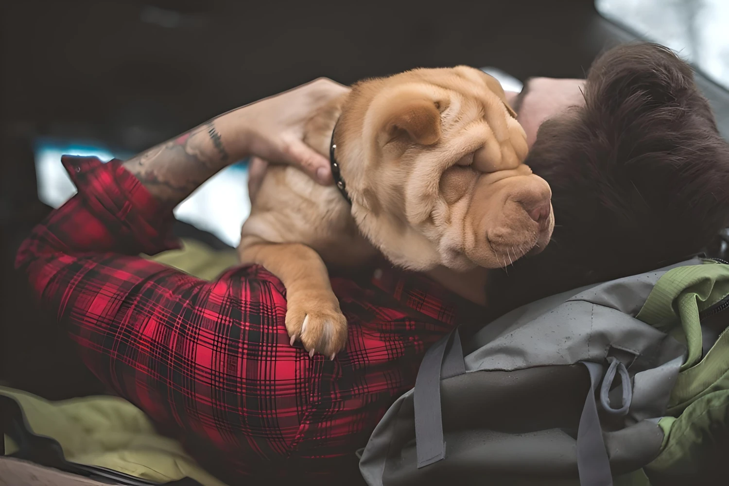 Subaru Impreza Dog Car Seat for Shar-Pei