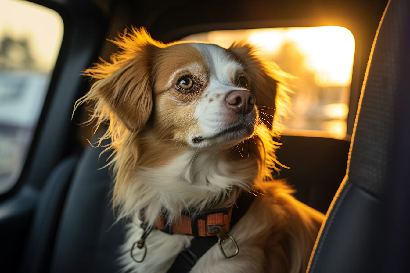 Subaru Ascent Dog Carrier Car Seat for Tibetan Spaniel